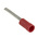 RS PRO Insulated Crimp Blade Terminal 18mm Blade Length, 0.5mm² to 1.5mm², 22AWG to 16AWG, Red