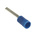RS PRO Insulated Crimp Blade Terminal 18mm Blade Length, 1.5mm² to 2.5mm², 16AWG to 14AWG, Blue