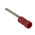 RS PRO Insulated Crimp Blade Terminal 18mm Blade Length, 0.5mm² to 1.5mm², 22AWG to 16AWG, Red