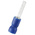 RS PRO Insulated Crimp Blade Terminal 13mm Blade Length, 1.5mm² to 2.5mm², 16AWG to 14AWG, Blue