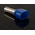 RS PRO Insulated Crimp Bootlace Ferrule, 10mm Pin Length, 2.9mm Pin Diameter, 2 x 2.5mm² Wire Size, Blue