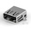 TE Connectivity Right Angle, SMT, Socket Type A 2.0 USB Connector