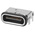 Molex Right Angle, SMT, Socket Type C 2.0 IPx8 USB C Connector