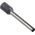 RS PRO Insulated Crimp Bootlace Ferrule, 18mm Pin Length, 2.6mm Pin Diameter, 2.5mm² Wire Size, Grey