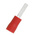 RS PRO Insulated Crimp Blade Terminal 10mm Blade Length, 0.5mm² to 1.5mm², 22AWG to 16AWG, Red