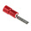 RS PRO Insulated Crimp Blade Terminal 11mm Blade Length, 0.5mm² to 1.5mm², 22AWG to 16AWG, Red
