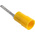 RS PRO Insulated Crimp Blade Terminal 18mm Blade Length, 4mm² to 6mm², 12AWG to 10AWG, Yellow