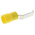 RS PRO Hooked Insulated Crimp Blade Terminal 17.2mm Blade Length, 4mm² to 6mm², 12AWG to 10AWG, Yellow