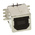 TE Connectivity Straight, SMT, Socket Type B USB Connector