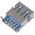 Molex Right Angle, Through Hole, Socket Type A 3.0 USB Connector