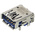 Molex Right Angle, Through Hole, Socket Type A 3.0 USB Connector