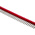 Weidmuller Insulated Crimp Bootlace Ferrule, 8mm Pin Length, 1.4mm Pin Diameter, 1mm² Wire Size, Red