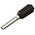 Weidmuller Insulated Crimp Bootlace Ferrule, 8mm Pin Length, 1.7mm Pin Diameter, 1.5mm² Wire Size, Black