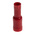 RS PRO Insulated Female Crimp Bullet Connector, 0.5mm² to 1.5mm², 22AWG to 16AWG, 4mm Bullet diameter, Red