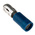 RS PRO Insulated Male Crimp Bullet Connector, 1.5mm² to 2.5mm², 16AWG to 14AWG, 5mm Bullet diameter, Blue