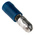 RS PRO Insulated Male Crimp Bullet Connector, 1.5mm² to 2.5mm², 16AWG to 14AWG, 5mm Bullet diameter, Blue