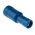 RS PRO Insulated Female Crimp Bullet Connector, 1.5mm² to 2.5mm², 16AWG to 14AWG, 5mm Bullet diameter, Blue