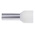 RS PRO Insulated Crimp Bootlace Ferrule, 12mm Pin Length, 4.9mm Pin Diameter, 10mm² Wire Size, Ivory