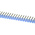 Weidmuller Insulated Crimp Bootlace Ferrule, 8mm Pin Length, 1.2mm Pin Diameter, 0.75mm² Wire Size, Blue