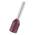 RS PRO Insulated Bootlace Ferrule, 6mm Pin Length, 1.1mm Pin Diameter, 0.25mm² Wire Size, Violet