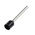 RS PRO Insulated Bootlace Ferrule, 18mm Pin Length, 2mm Pin Diameter, 1.5mm² Wire Size, Black