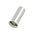 RS PRO Bootlace Ferrule, 10mm Pin Length, 3.2mm Pin Diameter, 4mm² Wire Size, Silver