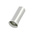 RS PRO Bootlace Ferrule, 10mm Pin Length, 3.9mm Pin Diameter, 6mm² Wire Size, Silver