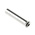 RS PRO Bootlace Ferrule, 8mm Pin Length, 1.5mm Pin Diameter, 0.75mm² Wire Size, Silver