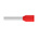 TE Connectivity, 1-966067 Insulated Ferrule, 10mm Pin Length, 1.40mm Pin Diameter, Red