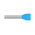 TE Connectivity, 1-966067 Insulated Ferrule, 12mm Pin Length, 2.20mm Pin Diameter, Blue