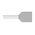 TE Connectivity, 966144 Insulated Ferrule, 8mm Pin Length, 1.70mm Pin Diameter, Grey