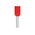 TE Connectivity, 966144 Insulated Ferrule, 8mm Pin Length, 1.95mm Pin Diameter, Red