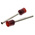 RS PRO Insulated Crimp Bootlace Ferrule, 18mm Pin Length, 2mm Pin Diameter, 1.5mm² Wire Size, Red