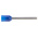 RS PRO Insulated Crimp Bootlace Ferrule, 18mm Pin Length, 2.6mm Pin Diameter, 2.5mm² Wire Size, Blue