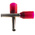 Weidmuller Insulated Crimp Bootlace Ferrule, 8mm Pin Length, 1.4mm Pin Diameter, 1mm² Wire Size, Red