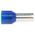 RS PRO Insulated Crimp Bootlace Ferrule, 12mm Pin Length, 5.8mm Pin Diameter, 16mm² Wire Size, Blue