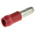 TE Connectivity Insulated Male Crimp Bullet Connector, 0.25mm² to 1.6mm², 20AWG to 15AWG, 4mm Bullet diameter, Red
