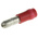 TE Connectivity Insulated Male Crimp Bullet Connector, 0.25mm² to 1.6mm², 20AWG to 15AWG, 4mm Bullet diameter, Red