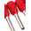 TE Connectivity Insulated Crimp Bootlace Ferrule, 8mm Pin Length, 1.5mm Pin Diameter, 1mm² Wire Size, Red