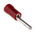 RS PRO Insulated, Tin Crimp Pin Connector, 0.5mm² to 1.5mm², 22AWG to 16AWG, 1.9mm Pin Diameter, 12mm Pin Length, Red