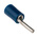 RS PRO Insulated, Tin Crimp Pin Connector, 1.5mm² to 2.5mm², 16AWG to 14AWG, 1.9mm Pin Diameter, 12mm Pin Length, Blue