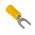 RS PRO Insulated Crimp Spade Connector, 2.5mm² to 6mm², 12AWG to 10AWG, M5 Stud Size Vinyl, Yellow