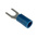 RS PRO Insulated Crimp Spade Connector, 1.5mm² to 2.5mm², 16AWG to 14AWG, M4 Stud Size Vinyl, Blue