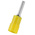 RS PRO Insulated Crimp Pin Connector, 4mm² to 6mm², 12AWG to 10AWG, 2.8mm Pin Diameter, 14mm Pin Length, Yellow