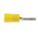 RS PRO Insulated Crimp Pin Connector, 4mm² to 6mm², 12AWG to 10AWG, 2.8mm Pin Diameter, 14mm Pin Length, Yellow