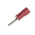 RS PRO Insulated, Tin Crimp Pin Connector, 0.5mm² to 1.5mm², 22AWG to 16AWG, 1.9mm Pin Diameter, 9mm Pin Length, Red