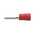 TE Connectivity, PIDG Insulated, Tin Crimp Pin Connector, 22AWG to 16AWG, 1.8mm Pin Diameter, 9.9mm Pin Length, Red