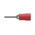 TE Connectivity, PIDG Insulated, Tin Crimp Pin Connector, 22AWG to 16AWG, 1.8mm Pin Diameter, 9.9mm Pin Length, Red