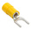 RS PRO Insulated Crimp Spade Connector, 4mm² to 6mm², 12AWG to 10AWG, M6 Stud Size Vinyl, Yellow