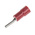RS PRO Insulated, Tin Crimp Pin Connector, 0.5mm² to 1.5mm², 22AWG to 16AWG, 1.9mm Pin Diameter, 9mm Pin Length, Red